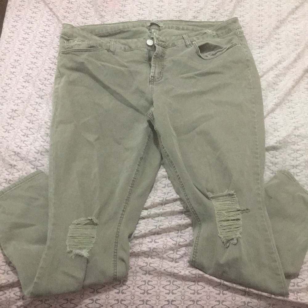 Dark green pants